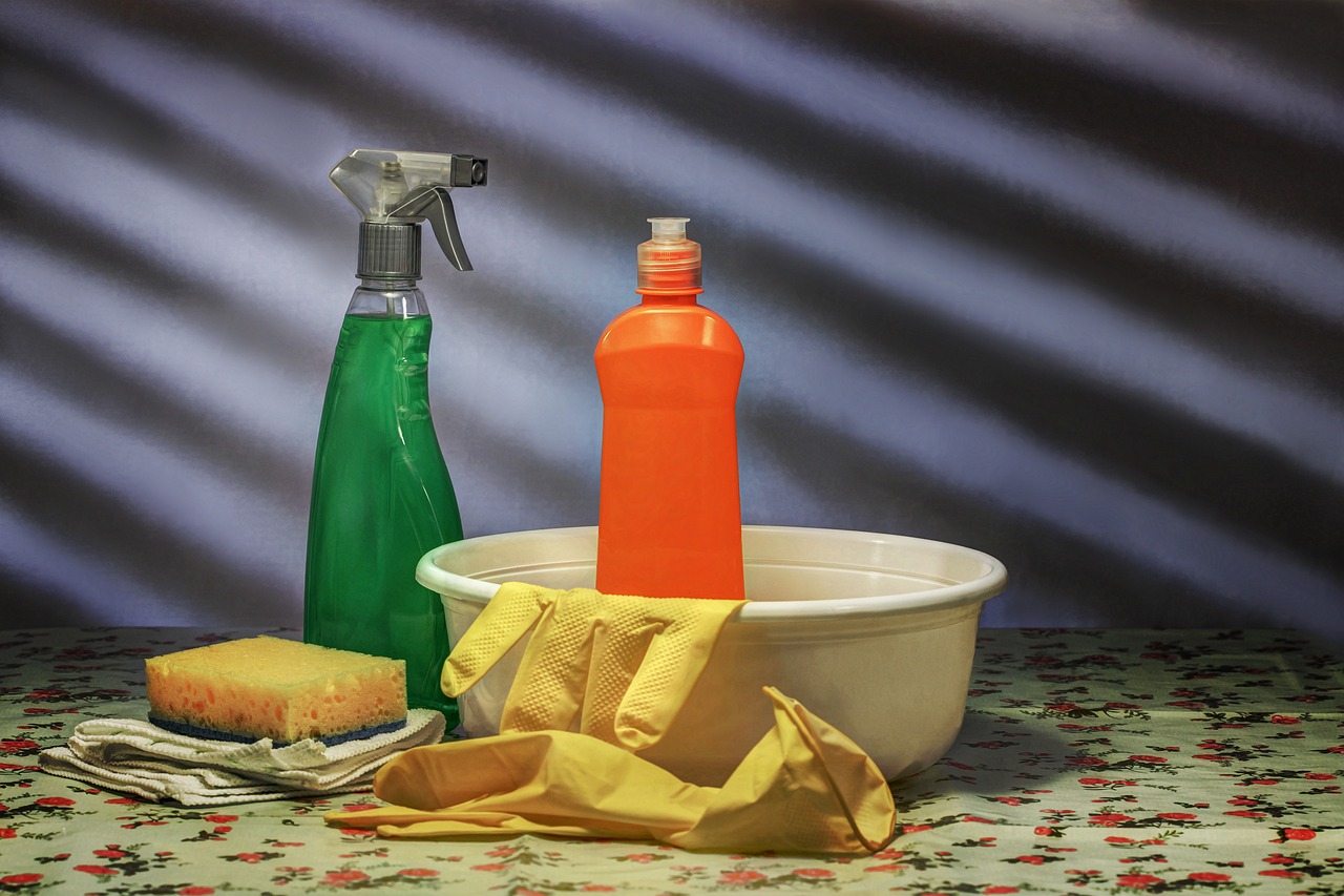 Produtos e panos para limpeza automotiva